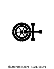 icono de reparación de neumáticos,mejor icono plano vector.