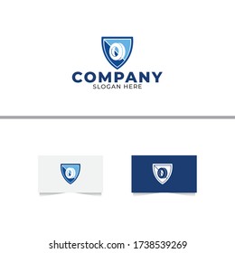 Tire Shield Logo Design Vector Template