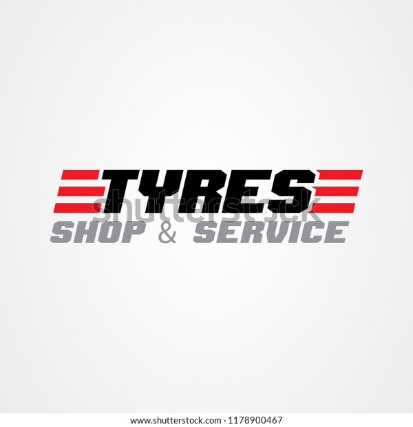 Tire
shop logo template. tire icon vector
illustration.