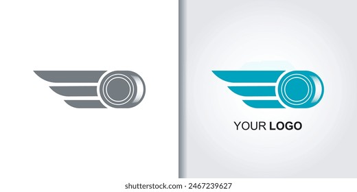 tire speed logo template vector