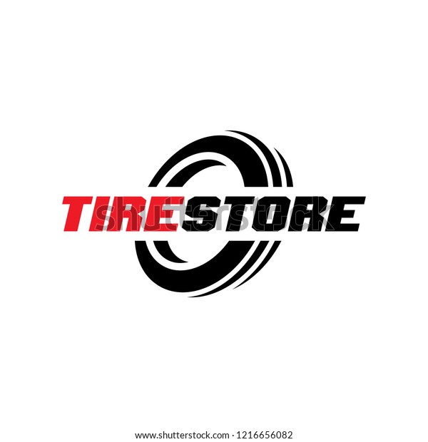 Tire\
store logo template. tire icon vector\
illustration.