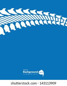 tire track background with special design