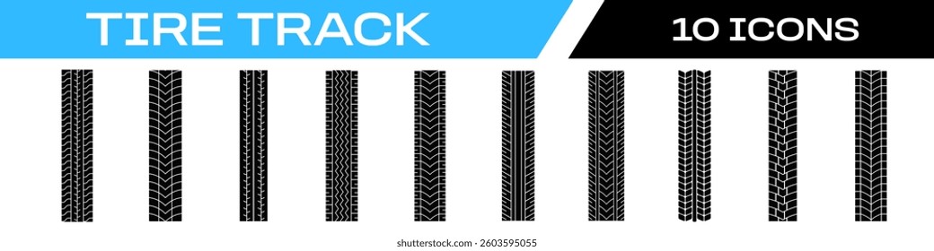 tire track brush. wheel track pattern 