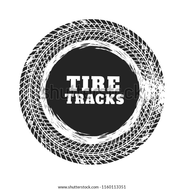 tire track circle\
background design