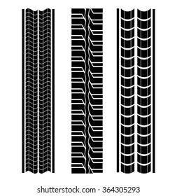 Tire track print 