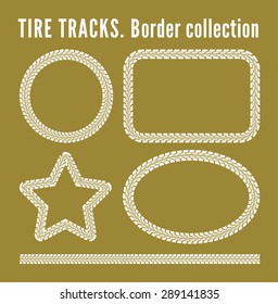 Tire tracks