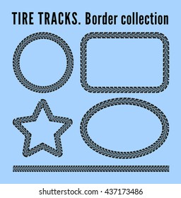 Tire tracks