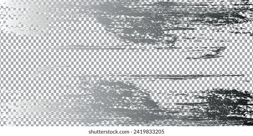 Tire tracks background for rally, drift, motocross, off-road and other auto and motorsport. Black tire marks on a white background with a worn effect and splashes of dirt.	