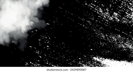 Tire tracks background for rally, drift, motocross, off-road and other auto and motorsport. Black tire marks on a white background with a worn effect and splashes of dirt..	
