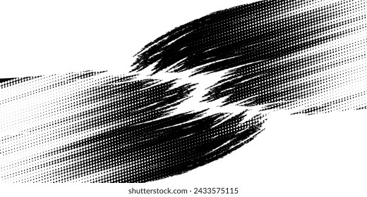 Tire tracks background for rally, drift, motocross, off-road and other auto and motorsport. Black tire marks on a white background with a worn effect and splashes of dirt...	