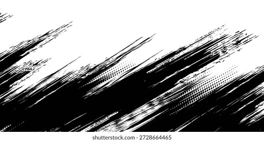 Pneus faixas fundo para rali, deriva, motocross, off-road e outros auto e automobilismo. Marcas pretas de pneu em um fundo branco com um efeito gasto e respingos de sujeira. Textura isolada do vetor
