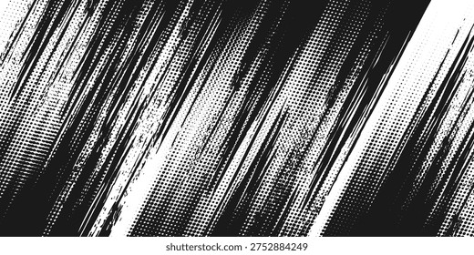 Tire tracks background for rally, drift, motocross, off-road and other auto and motorsport. Black tire marks on a white background with a worn effect and splashes of dirt. Vector isolated texture