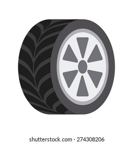 tire tracks design, vector illustration eps10 graphic 
