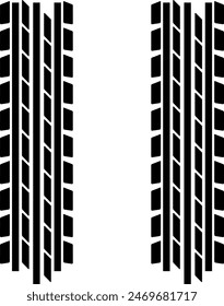 Pistas de neumáticos Digital EPs Vector gráfico Archivo