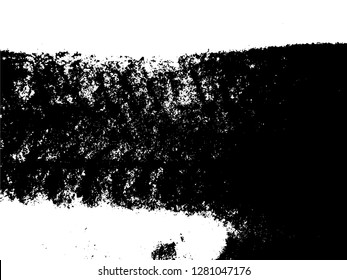 Tire Tracks . Dirty Grunge Tire Tracks . Vector Print illustration.