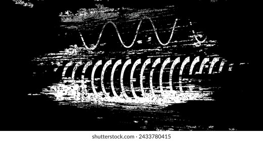 Tire Tracks . Dirty Grunge Vector Print Textured Set . vektor ilustrasi