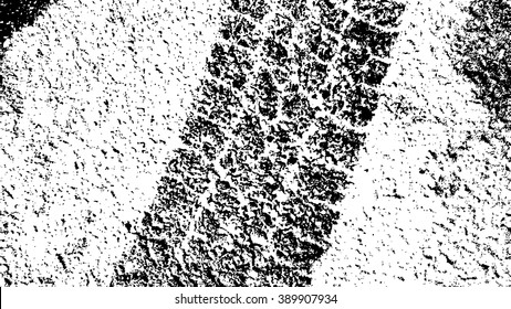 Tire Tracks . Dirty Grunge Tire Tracks . Vector Print illustration.
