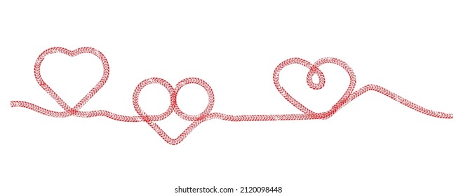 Tire tracks in heart form. One line love heart . Infinity love . Car thread silhouette. Vector illustration.