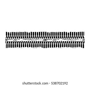 tire tracks mark isolated icon vector illustration design