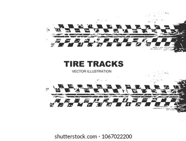 Tire tracks shape