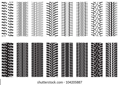 Tire Tracks, trace of the wheel