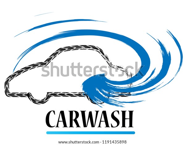 Tire\
tracks . Vector Tire Car wash Logo Service icon\
,