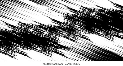Tire tracks, wheel textures, tire tracks - auto racing, motocross, drift, rally, off-road and more. Isolated black texture vector in grunge style. vektor
