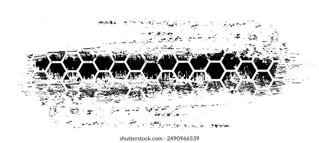 Tire tread marks, wheel textures, tire marks - car racing, motocross, drift, rally, off-road and others.