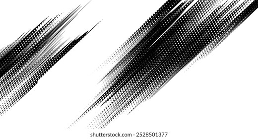 Tire tread marks, wheel textures, tire marks - car racing, motocross, drift, rally, off-road and others. Vector black isolated texture in grunge style