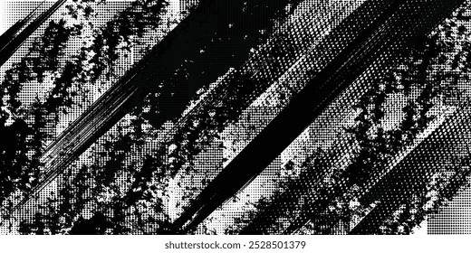 Marcas de la banda de rodadura de los neumáticos, texturas de las ruedas, marcas de neumáticos - carreras de coches, motocross, deriva, rally, off-road y otros. Vector negro textura aislada en estilo grunge