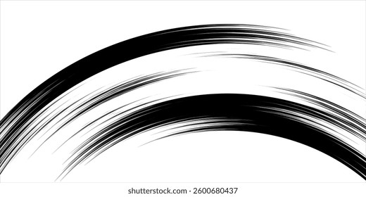 Tire tread marks, wheel textures, tire marks - car racing, motocross, drift, rally, off-road and others. Vector black isolated texture in grunge style with	