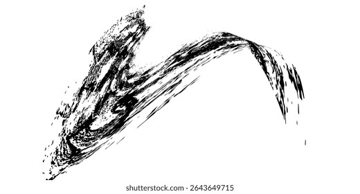 Tire tread marks, wheel textures, tire marks - car racing, motocross, drift, rally, off-road and others. Vector black isolated texture in grunge style with splashes.eps10