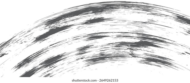 Tire tread marks, wheel textures, tire marks - car racing, motocross, drift, rally, off-road and others. Vector black isolated texture in grunge style with splashes.eps10