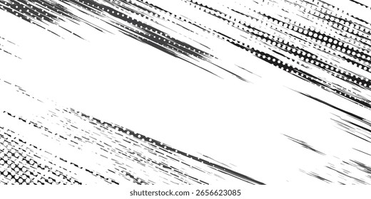 Marcas de la banda de rodadura de los neumáticos, texturas de las ruedas, marcas de neumáticos - carreras de coches, motocross, deriva, rally, off-road y otros. Vector negro textura aislada en estilo grunge