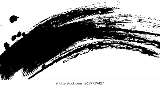 Tire tread marks, wheel textures, tire marks - car racing, motocross, drift, rally, off-road and others. Vector black isolated texture in grunge style with splashes. Black and white monochrome set.