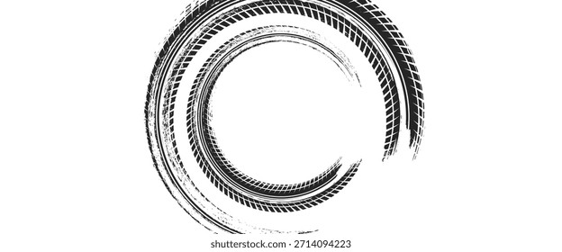Marcas de la banda de rodadura de los neumáticos, texturas de las ruedas, marcas de neumáticos - carreras de coches, motocross, deriva, rally, off-road y otros.