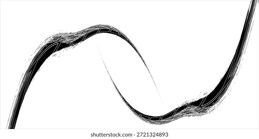 Marcas de la banda de rodadura de los neumáticos, texturas de las ruedas, marcas de neumáticos - carreras de coches, motocross, deriva, rally, off-road y otros. Vector negro textura aislada en estilo grunge con salpicaduras.