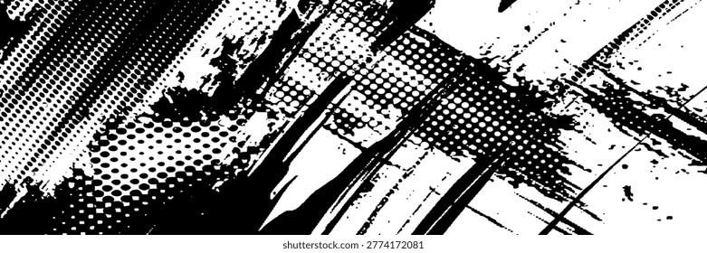 Tire tread marks, wheel textures, tire marks - car racing, motocross, drift, rally, off-road and others. Vector black isolated texture in grunge style with splashes.eps10