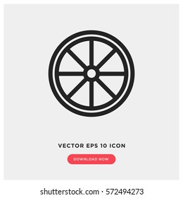 Tire vector icon