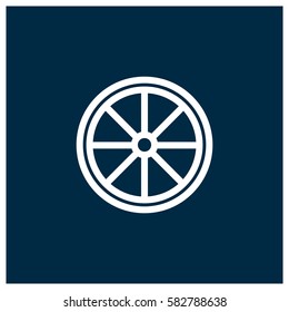 Tire vector icon