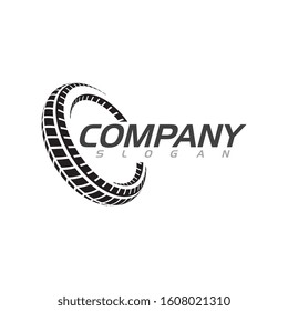 Tire vector icon illustration design template