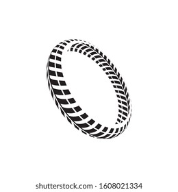 Tire vector icon illustration design template