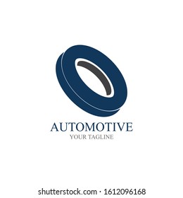 Tire vector icon illustration design template