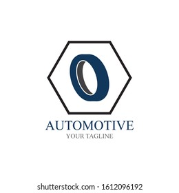 Tire vector icon illustration design template