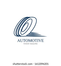 Tire vector icon illustration design template