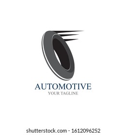 Tire vector icon illustration design template