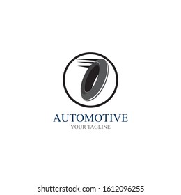 Tire vector icon illustration design template
