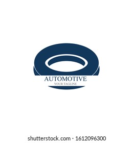 Tire vector icon illustration design template