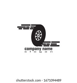 Tire vector icon illustration design template
