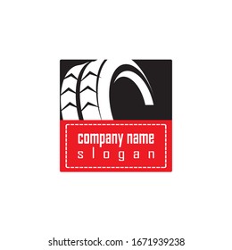 Tire vector icon illustration design template
